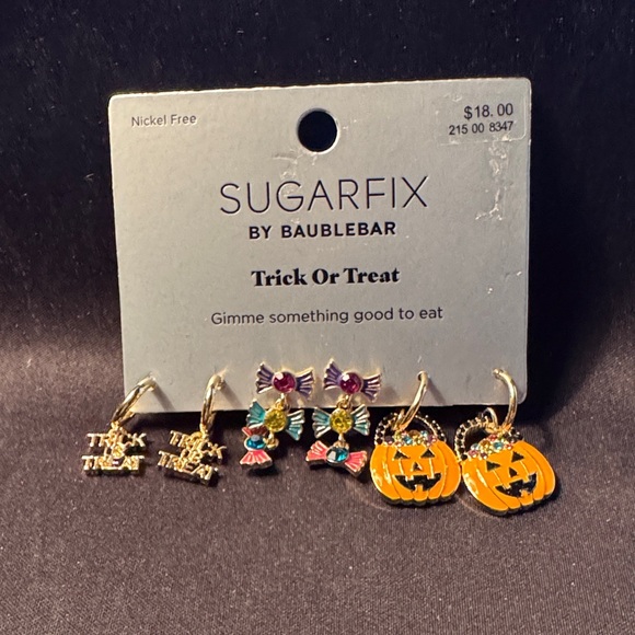 BaubleBar Jewelry - BaubleBar Sugarfix Halloween Earrings Trio